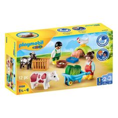 Playmobil Zábava na farme , 1.2.3, 12 dielikov