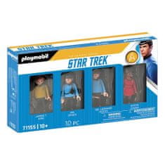 Playmobil Star Trek figurky , Kirk, Spock, Uhura, McCoy, 10 dielikov, 71155