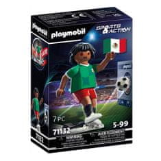 Playmobil Futbalista Mexika , Šport a akcia, 7 dielikov, 71132