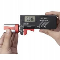 Northix Tester batérií s LCD 