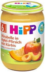 HiPP BIO Jablko, broskyne, mirabelky, maslová tekvica od 6. mesiaca, 6 x 190 g