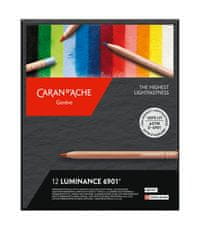 Caran´d Ache Umelecké pastelky "Luminance 6901", 12 farieb, 6901.712