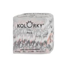 KOLORKY DAY - srdce - M (5 - 8 kg) - 21 ks - jednorázové eko plienky