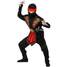 Karnevalový kostým Ninja Červená, 128