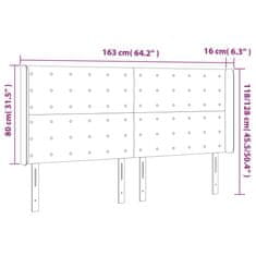 Vidaxl Čelo postele so záhybmi čierne 163x16x118/128 cm umelá koža