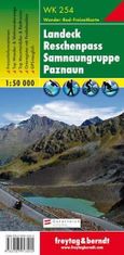 WK 254 Landeck, Reschenpass, Samnaungruppe, Paznaun 1:50.000/mapa