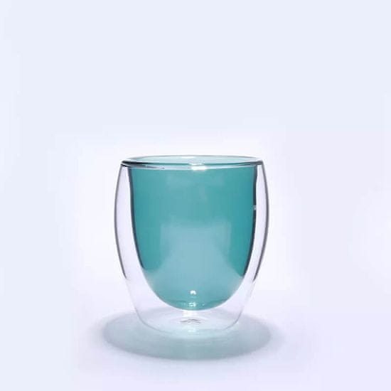 Ty Glass Termopohár s dvojitým sklom 150ml - teal