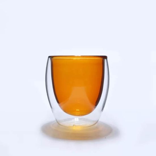 Ty Glass Termopohár s dvojitým sklom 150ml - amber