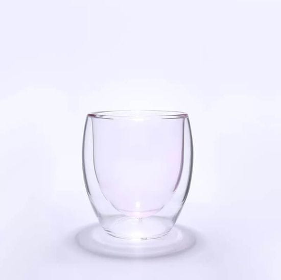 Ty Glass Termopohár s dvojitým sklom 150ml - pink