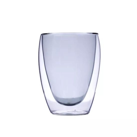 Ty Glass Termopohár s dvojitým sklom 350ml - transparent black