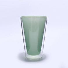 Ty Glass Termopohár s dvojitým sklom 350ml- jade green