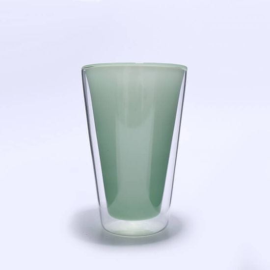 Ty Glass Termopohár s dvojitým sklom 350ml- jade green