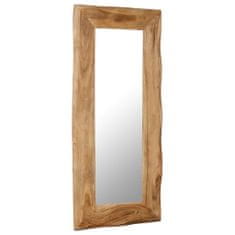 Vidaxl Kozmetické zrkadlo z akáciového dreva 50x110 cm