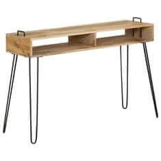 Petromila vidaXL Konzolový stolík z mangovníkového dreva 115x35x76 cm