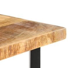 Petromila vidaXL Barový stôl 120x58x107 cm surové mangovníkové drevo