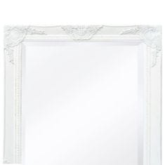 Petromila vidaXL Nástenné zrkadlo v barokovom štýle, 100x50 cm, biele