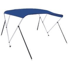 Vidaxl Strieška Bimini s 3 oblúkmi, modrá 183x180x137 cm