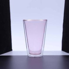 Ty Glass Termopohár s dvojitým sklom 350ml- pink