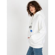 Ex moda Dámska mikina oversize s nápisom ALYS ecru EM-BL-718.39P_392685 Univerzálne