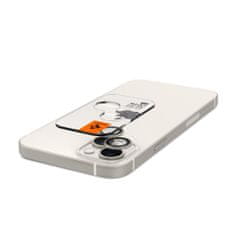 Spigen Ochranné Sklo Zadnej Kamery Optik.Tr ”Ez Fit” Camera Protector 2-Pack iPhone 14 / 14 Plus / 15 / 15 Plus Starlight