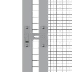 Petromila vidaXL Klietka pre vtáky antracit 213,5x217,5x211,5cm pozinkovaná oceľ