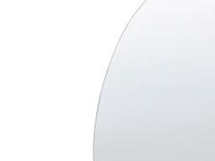 Beliani Nástenné zrkadlo 50 x 70 cm strieborné MONTRESOR