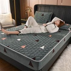 HOME & MARKER® Mäkká pohodlná posteľná súprava (poťah na matrac + 2x obliečky na vankúš) – veľkosť 140 x 200 | VELVETLUX