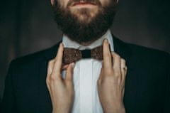 BeWooden pánsky drevený motýlik African Bow Tie univerzálna