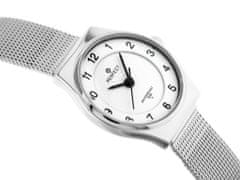 PERFECT WATCHES Dámske hodinky F101-1 (Zp873a) Strieborné
