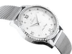 Gino Rossi Dámske analógové hodinky s krabičkou Ivalan strieborná