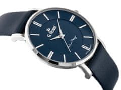 Gino Rossi Pánske analógové hodinky s krabičkou Hidar tmavo modrá