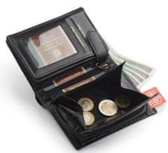 Peterson Pánska kožená peňaženka s mincovníkom pekelného typu