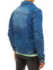 Dstreet Pánska jeansová bunda Adam modrá M