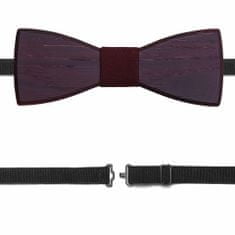 BeWooden Pánsky drevený motýlik Red Wine Bow Tie univerzálne