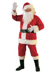 Korbi Oblečenie Santa Clause, 10 kusov oblečenia Santa Clause, veľkosť XL