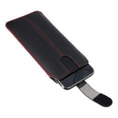FORCELL Puzdro / obal na Samsung Galaxy Note / Note 2 / Note 3 čierne - zaťahovacie puzdro Forcell Pocket Case Ultra Slim