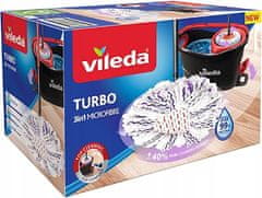 VILEDA Mop s vedrom turbo 3v1 rotačný