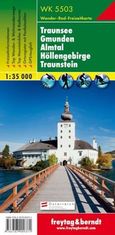 Freytag & Berndt WK 5503 Traunsee, Gmunden, Ebensee 1:35 000 / turistická mapa