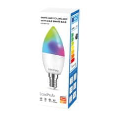 Laxihub 2x Smart inteligentná žiarovka 4.5W E14, RGB