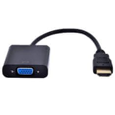 Northix Adaptér HDMI na VGA – čierny 