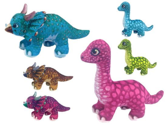 Mikro Trading Plyšový dinosaurus 14-23 cm