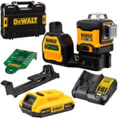 DeWalt Zelený krížový laser 12/18V DCE089D1G18