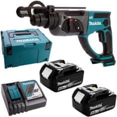 Makita Príklepová vŕtačka 18V SDS+ 1,9j 2x5Ah Makpac