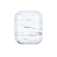 Northix Ochranné puzdro pre slúchadlá AirPods - White Marble 