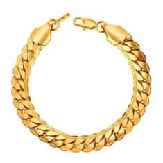 Northix Náramok - Cuban Link, Gold 