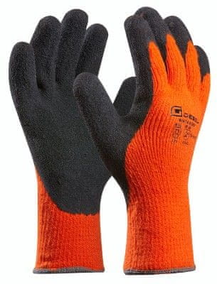 GEBOL Pracovné rukavice WINTER GRIP č.9 oranžove