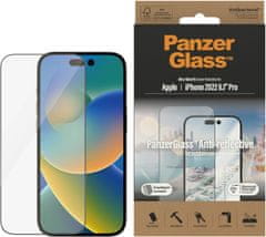 PanzerGlass ochranné sklo pro Apple iPhone 14 Pro s Anti-reflexní vrstvou ainstalačním rámečkem