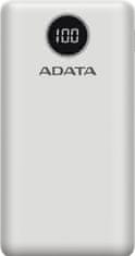 A-Data powerbanka P20000QCD, 20000mAh, biela