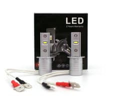 motoLEDy LED žiarovky H3 9V-30V CANBUS CSP SET Nové 2ks, 2x 4000lm