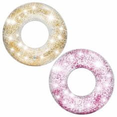 Intex 56274 Nafukovací kruh Sparkling Glitter zlatá (Variant 2: ružová)